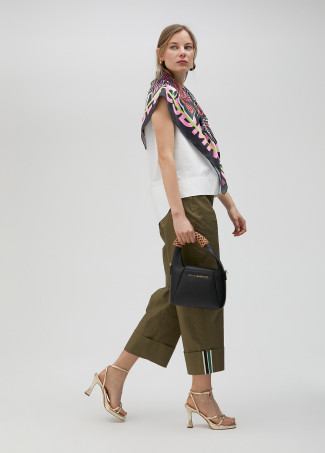 Bolso bandolera con detalle trenzado