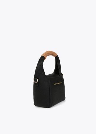 Sac besace avec détail tressé