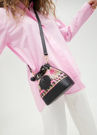 Mini bomboneira de tweed