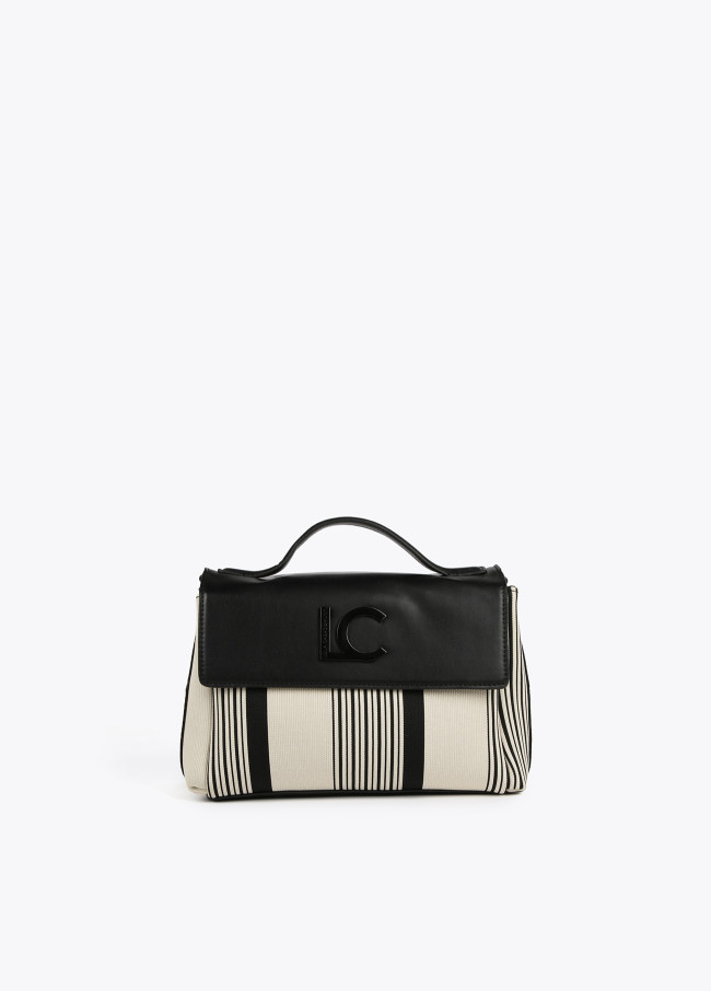 Sac à bandoulière en toile avec rabat