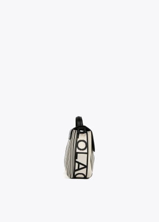 Sac à bandoulière en toile avec rabat