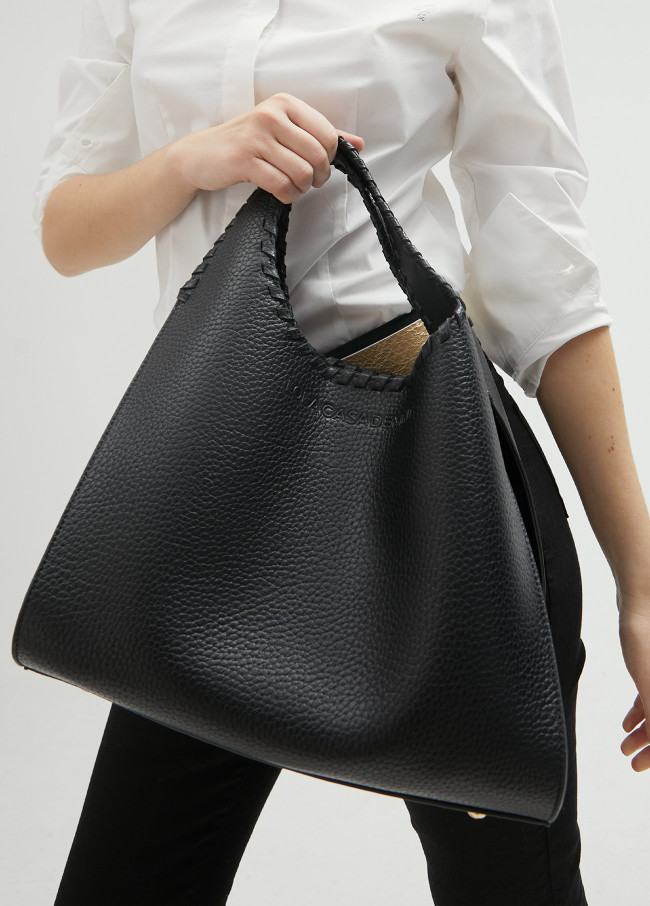 Borsa shopper con impunture