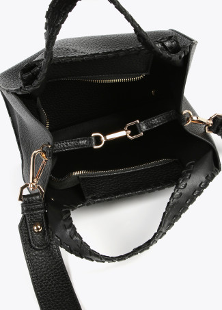 Borsa a tracolla con impunture