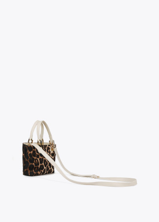Mini borsa shopper stampa animalier