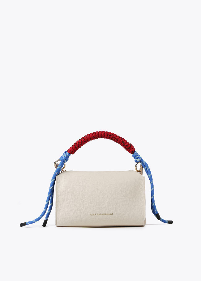 Two-tone crossbody bag