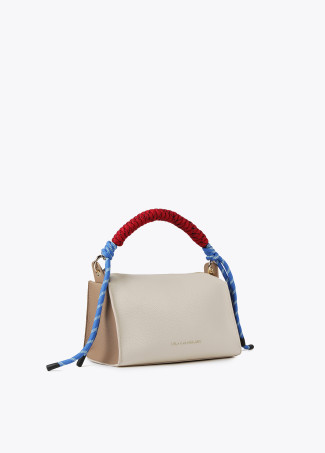 Borsa a tracolla bicolore