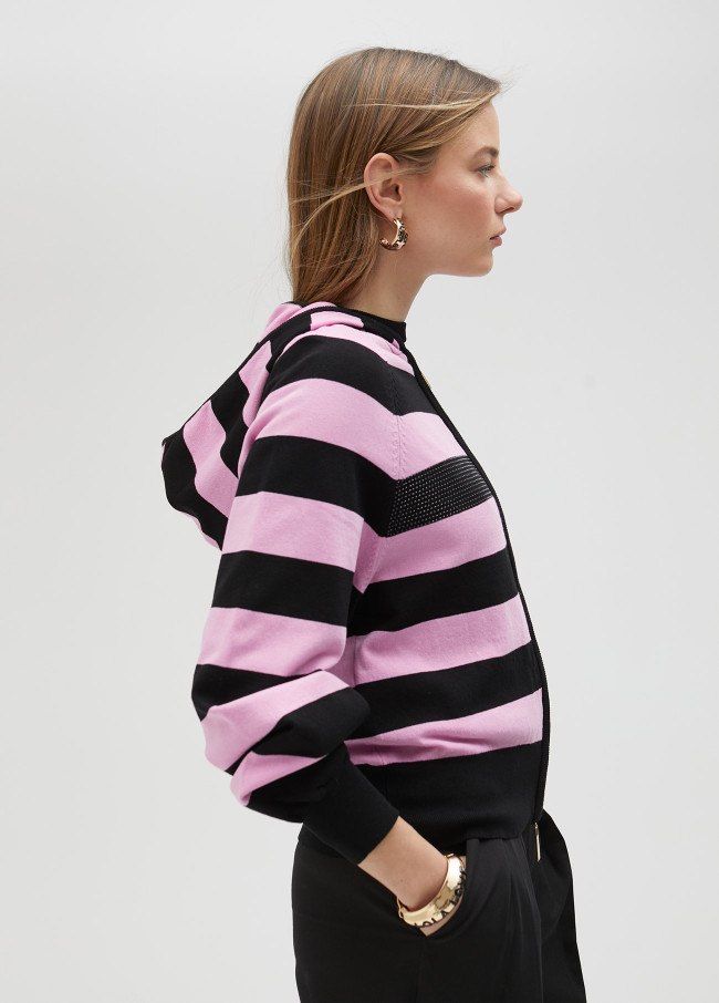 Sudadera de punto con capucha