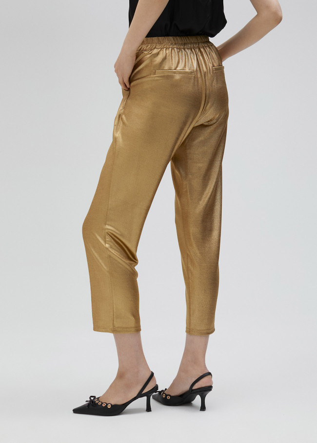 Pantaloni jogger laminati