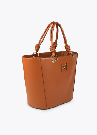 Bolso efecto piel con nudos