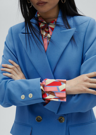 Blazer doppiopetto blu