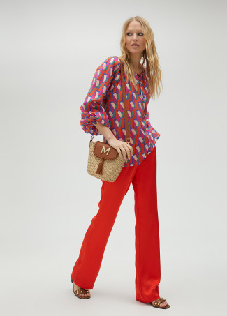 Camicia logo multicolore