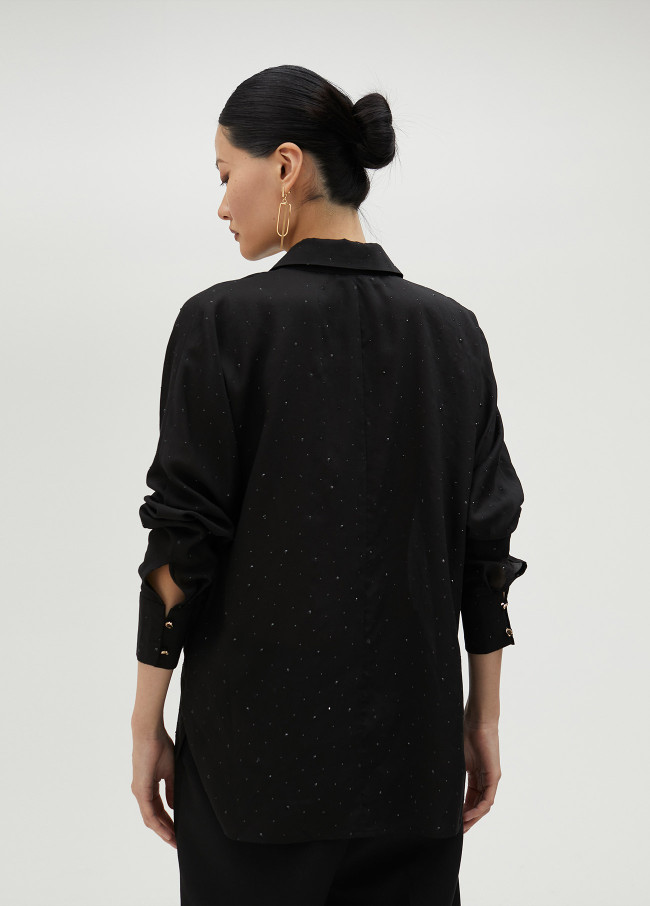Camisa detalle strass