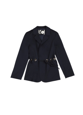Blazer com ilhós