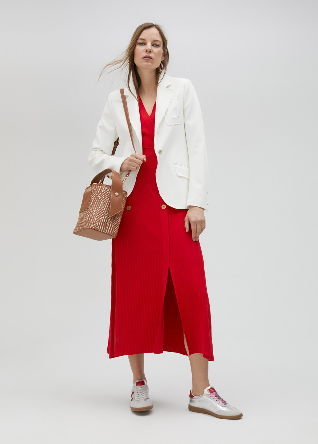 Blazer mit Stickerei