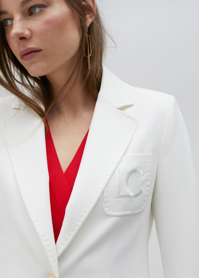 Embroidered blazer