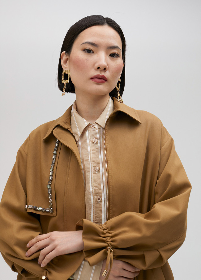 Rhinestone safari jacket