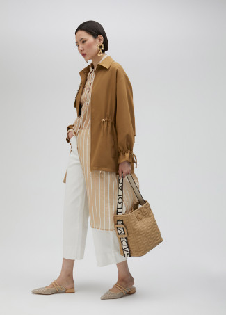 Chaqueta sahariana pedrería