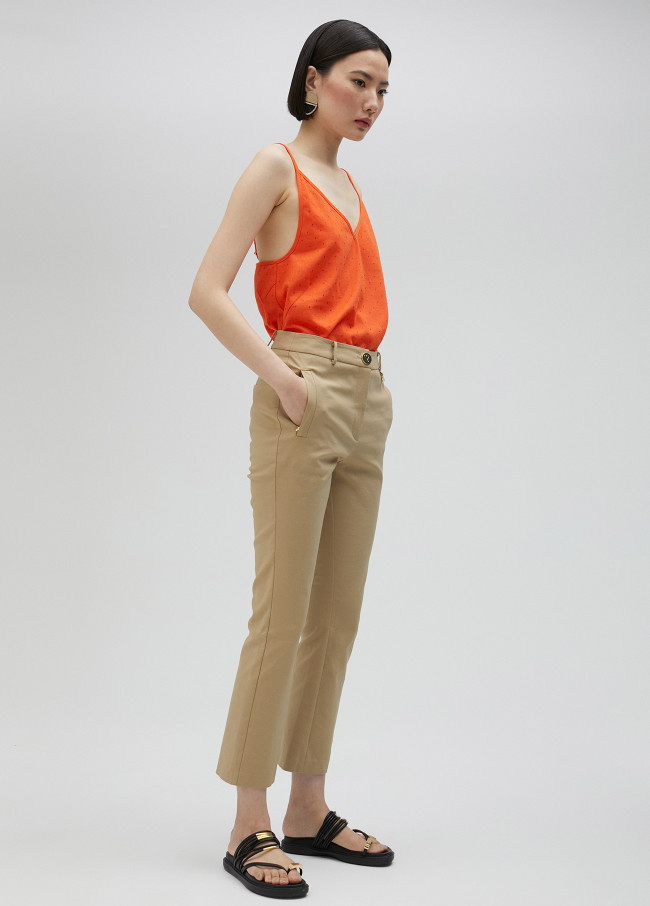 Pantalon straight chino