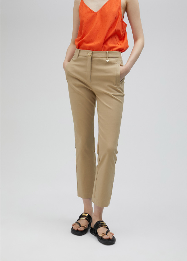 Pantalon straight chino