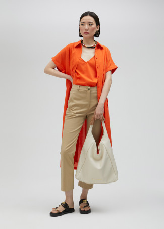 Pantalon straight chino