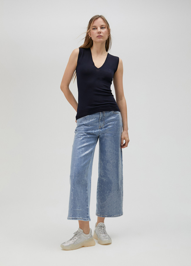 Top basique en maille