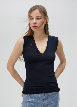 Top basique en maille