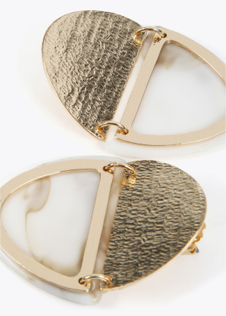 Ohrringe zweiteilig Metall