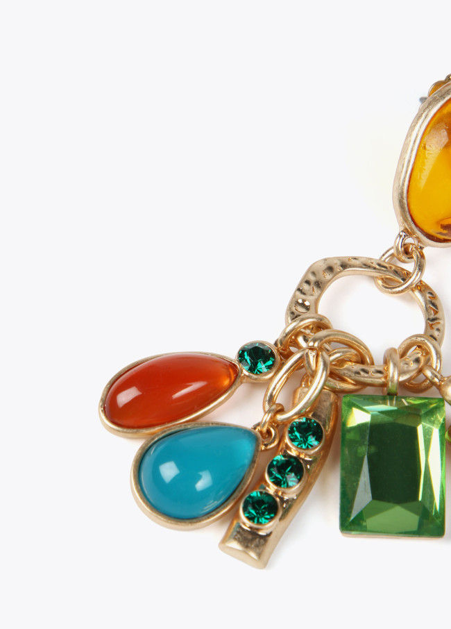 Pendientes piezas de colores