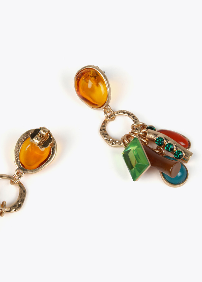 Pendientes piezas de colores