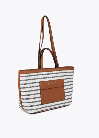 Contrast tote bag