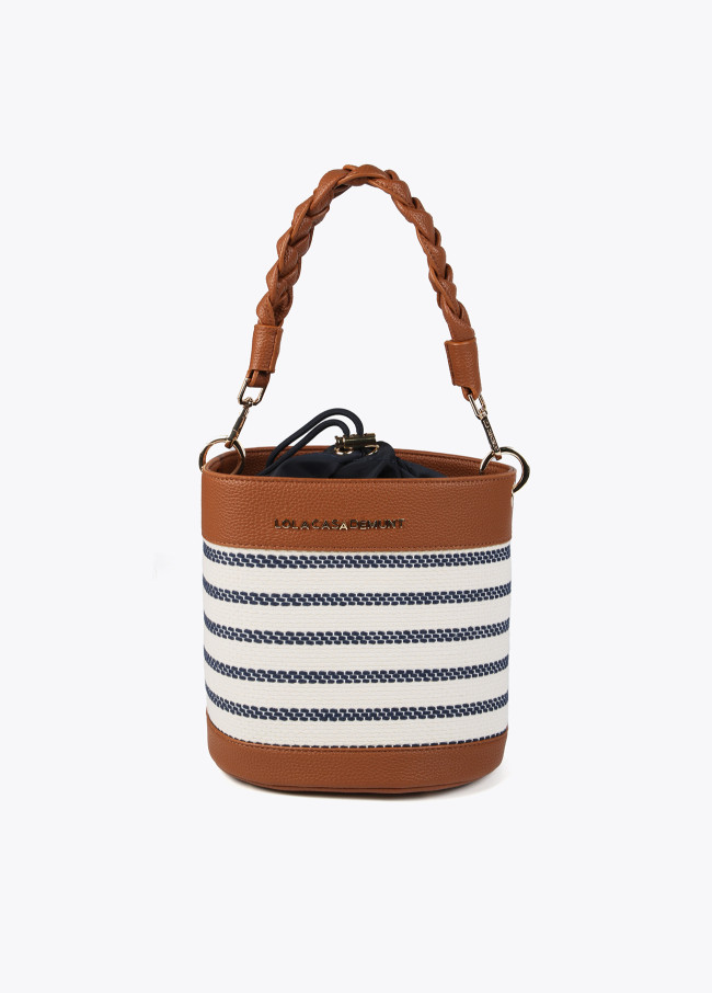 Bolso bucket combinado