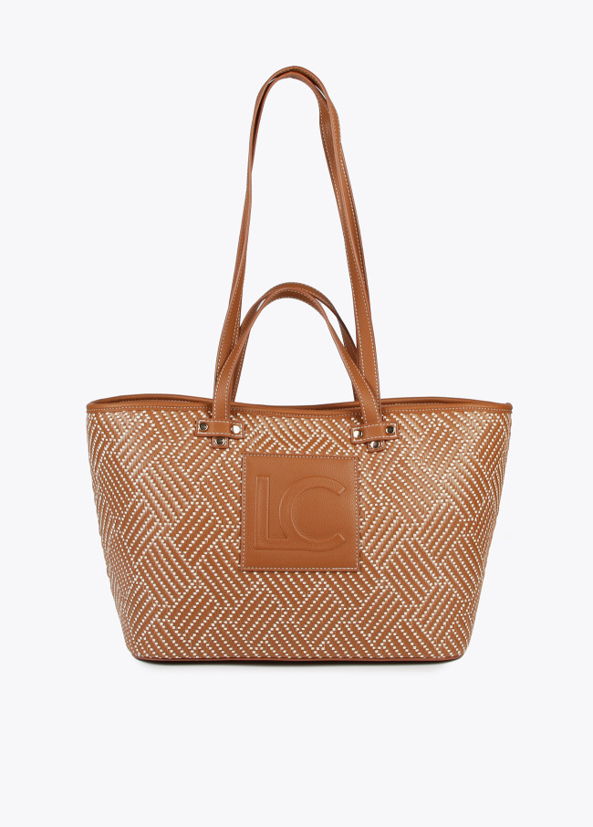 Mala tote bag entrançada