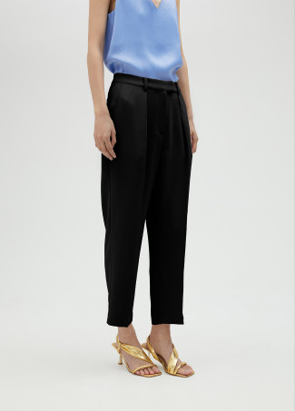 Pantalón fluido negro