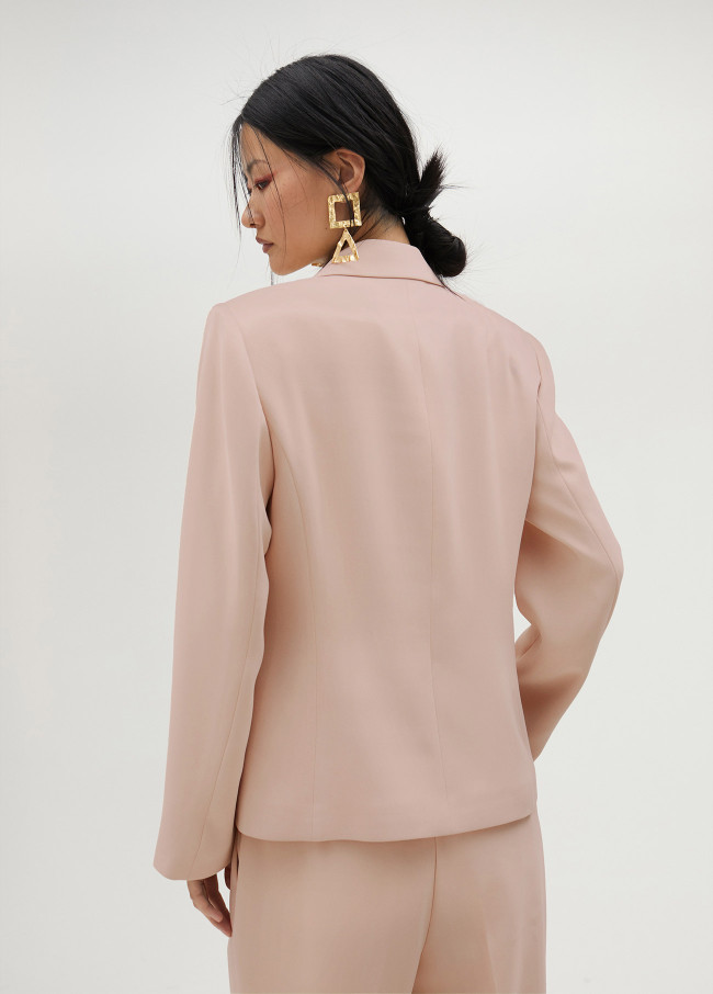 Blazer corto con nodo