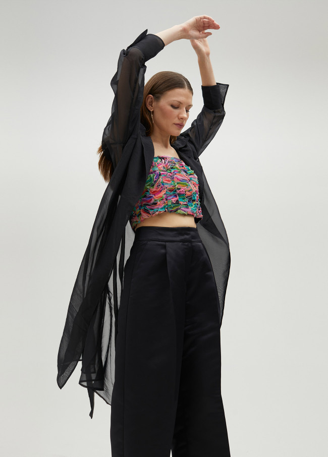 Trench de organza