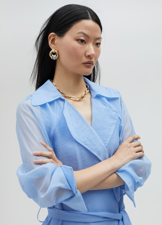 Organza-Trenchcoat