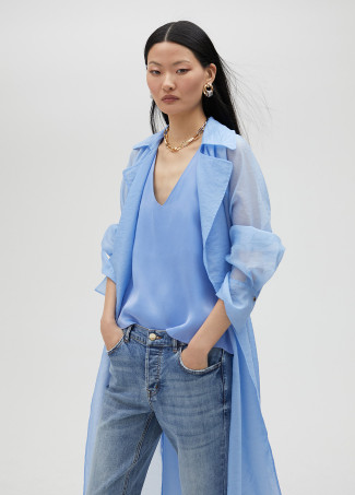 Organza-Trenchcoat