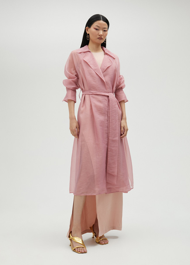 Organza-Trenchcoat