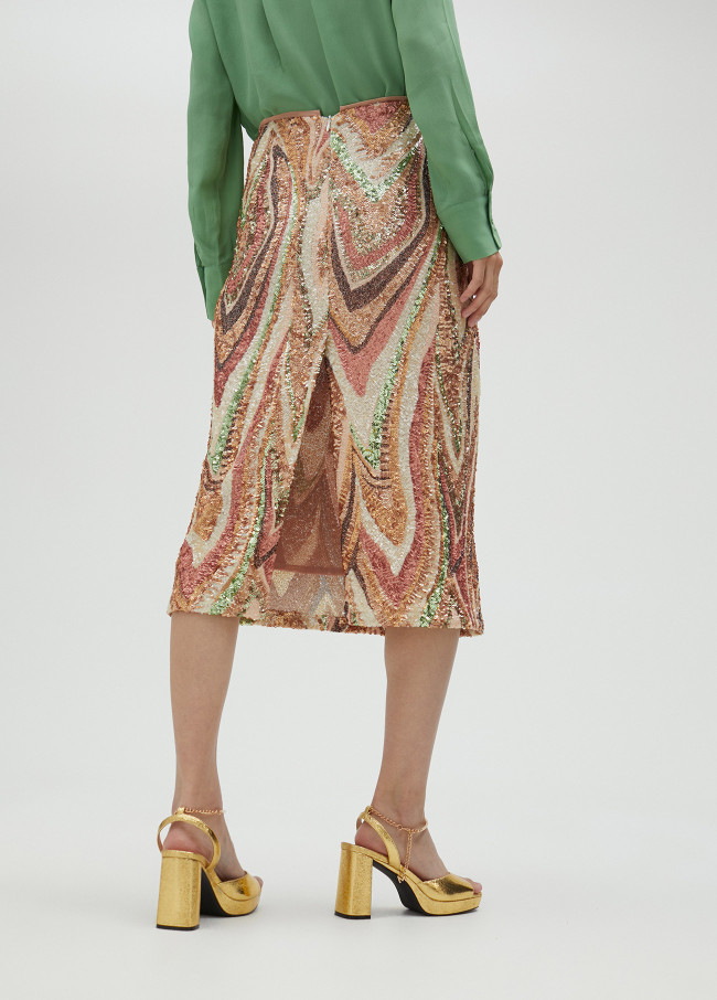 Falda lentejuela stretch