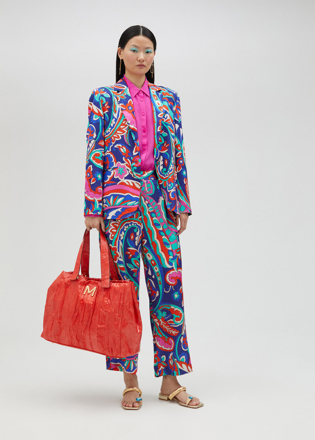 Chemise basique en soie