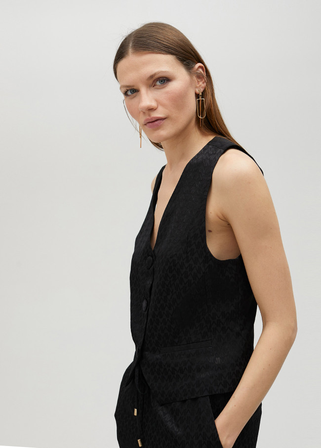 Gilet jacquard