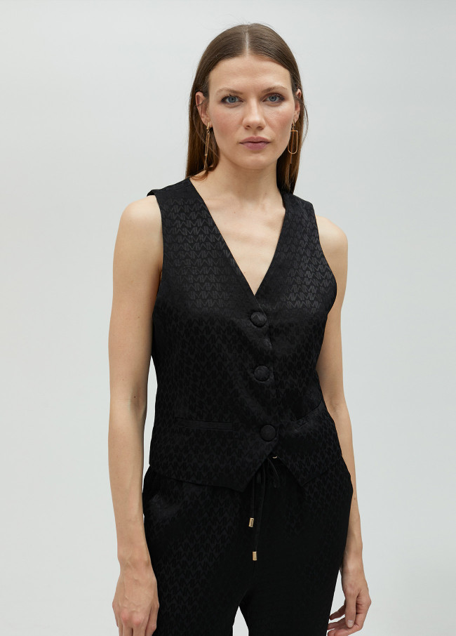 Gilet jacquard