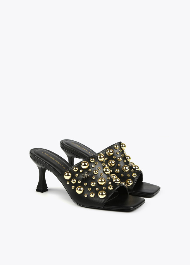 Scarpe aperte sul tallone con tacco dettagli in...
