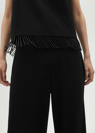 Top mit Fransen und Strass