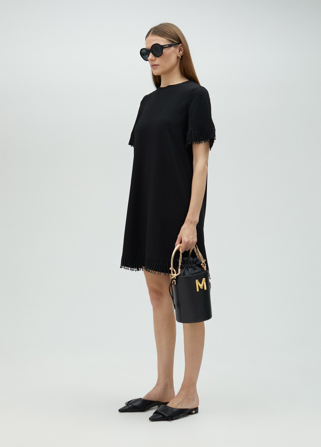Vestido curto missangas