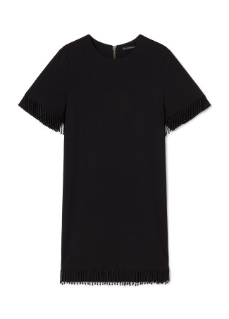 Vestito corto perline