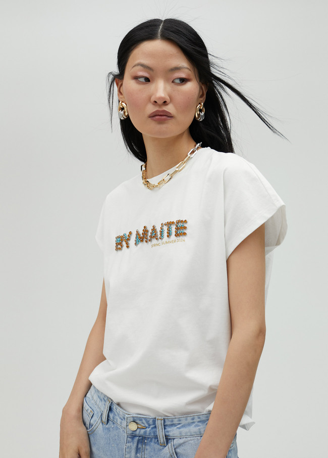 T-shirt blanc BY MAITE