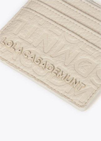 Porte-cartes monogramme