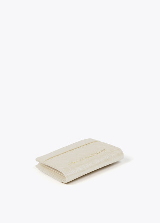 Monedero efecto piel monograma