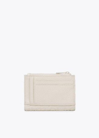 Faux leather monogram purse